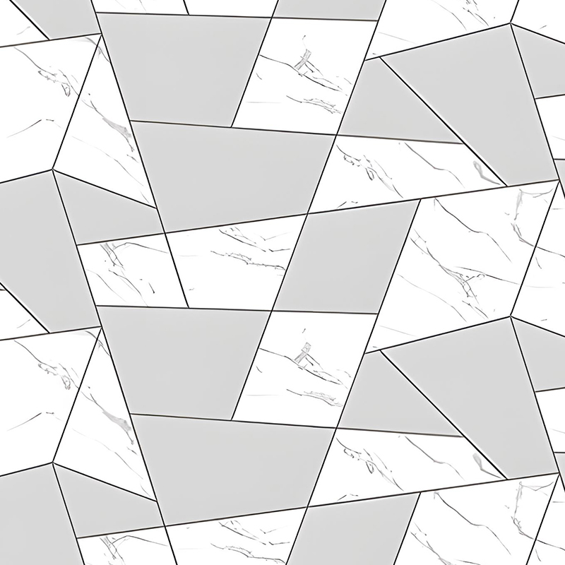 Förgylld Geometrisk Vardagsrum Bakgrund Väggdekoration PET Transfer Film