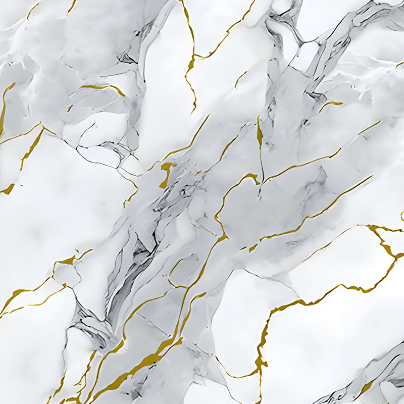 Gilded Cloud Rock Lägenhet Bakgrund Väggdekoration PET Transfer Film