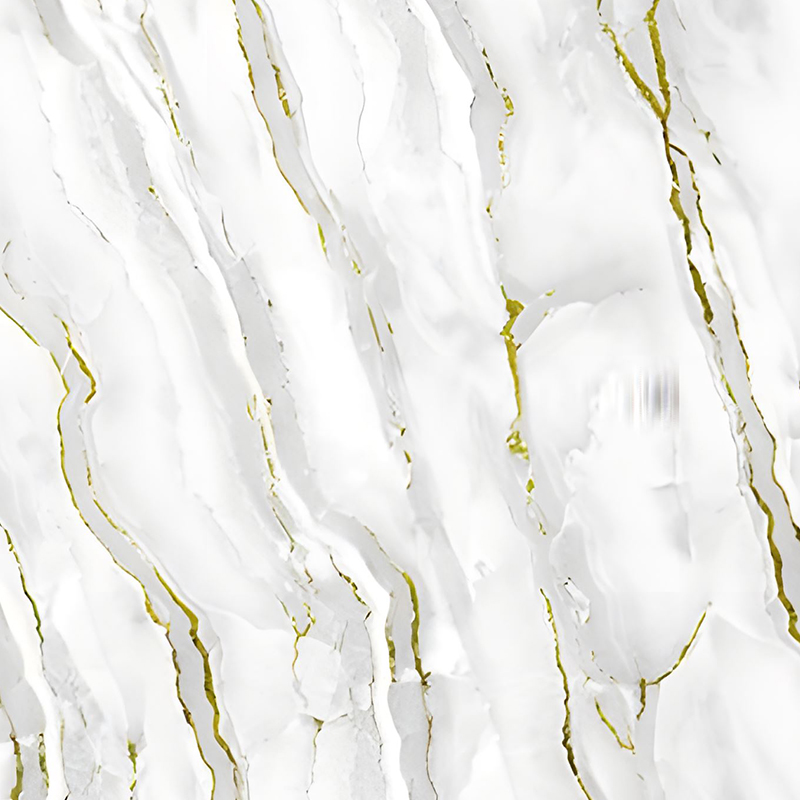 Gilded Wave Vardagsrumsskåp Dekoration PET Transfer Film